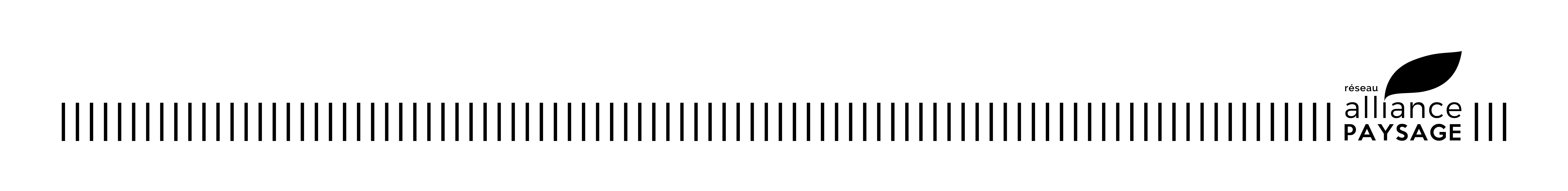 Logo Alliance Paysage noir long